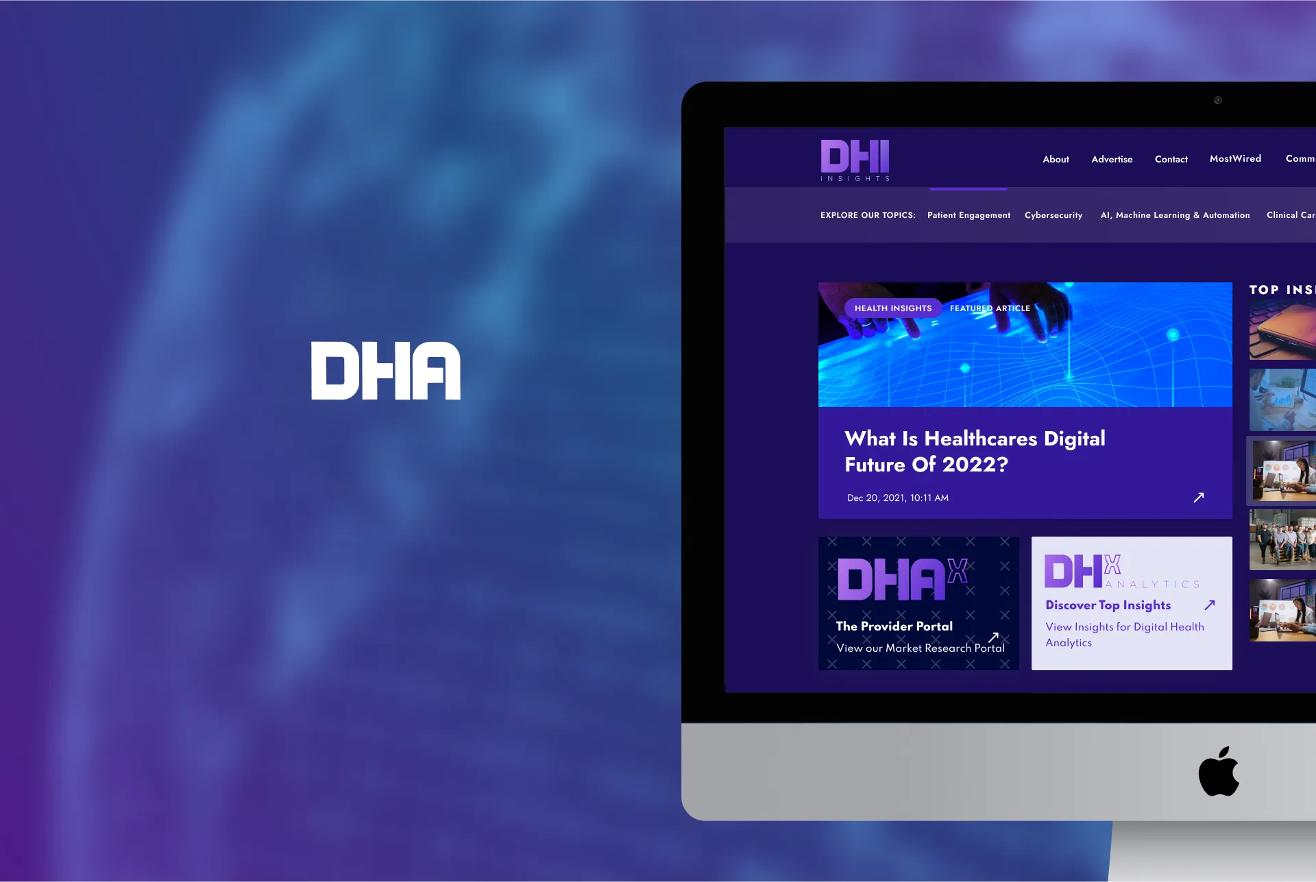 DHA project cover